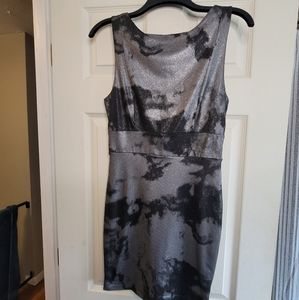 Glittery black an grey dress